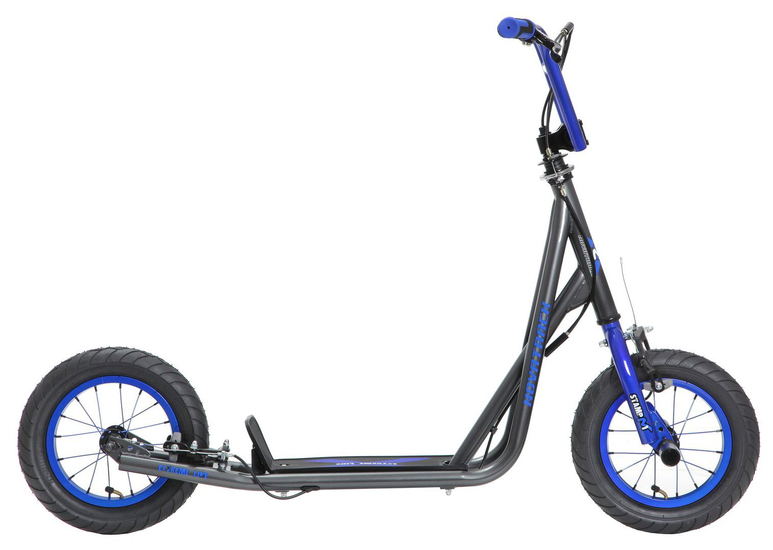 Самокат внутри как выглядит Самокат Novatrack Stamp N1 Extreme Line blue - купить в Москве, цены в интернет-
