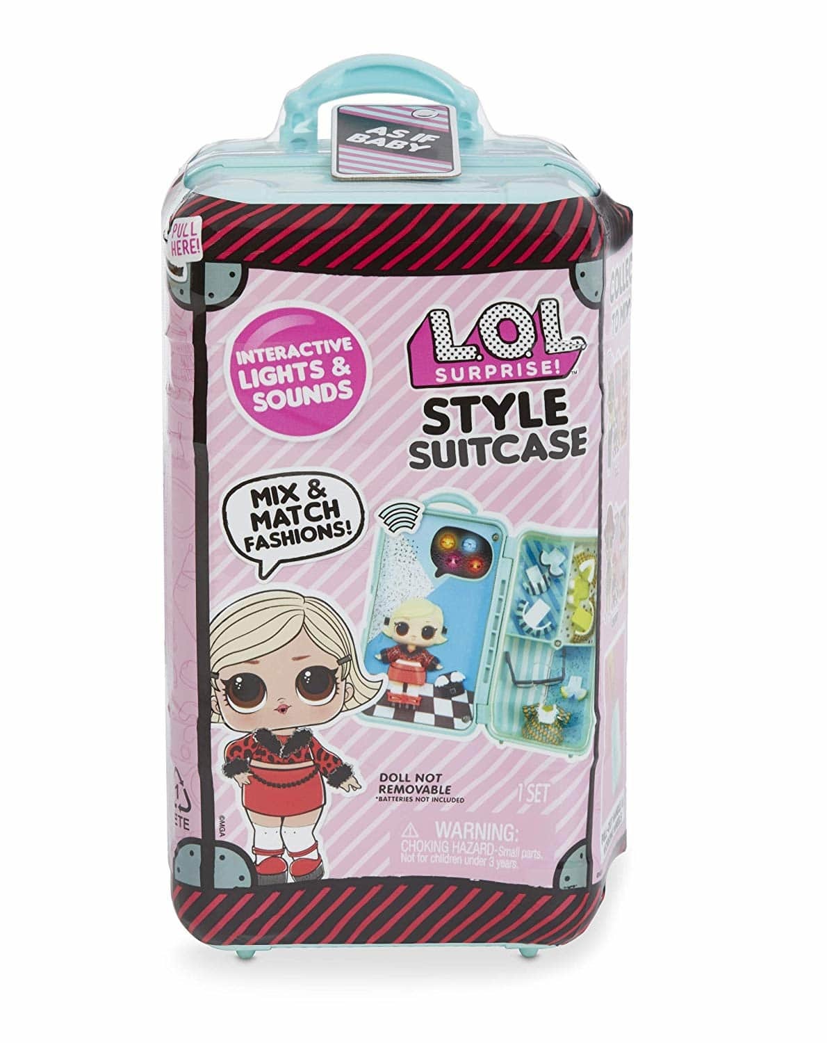 Предметы для игры L.O.L. Surprise Style Suitcase - Чемодан Стилиста с As if  Baby 560401 – купить в Москве, цены в интернет-магазинах на Мегамаркет