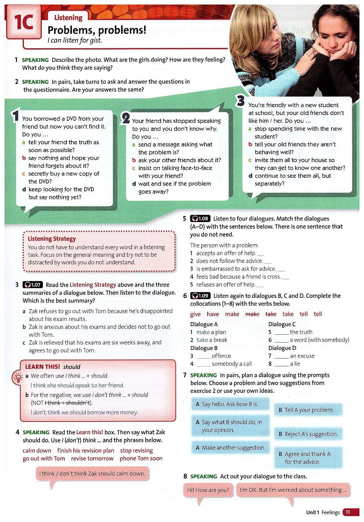 Use the prompts below. Солюшенс пре интермедиат 3 издание. Problems problems ответы. Student book third solution pre Intermediate. Dialogues for Intermediate students.