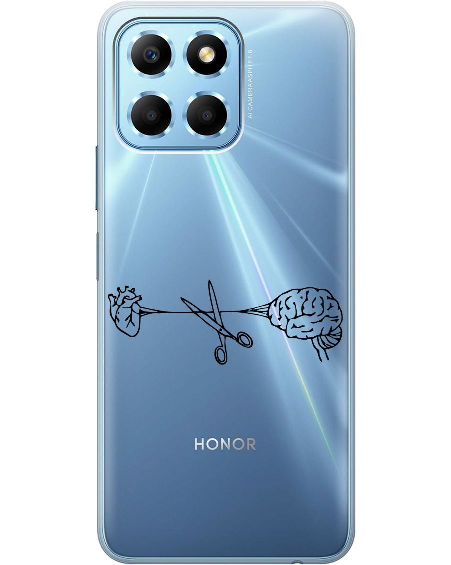 Силиконовый чехол на Honor X6 / X8 5G с 3D принтом 