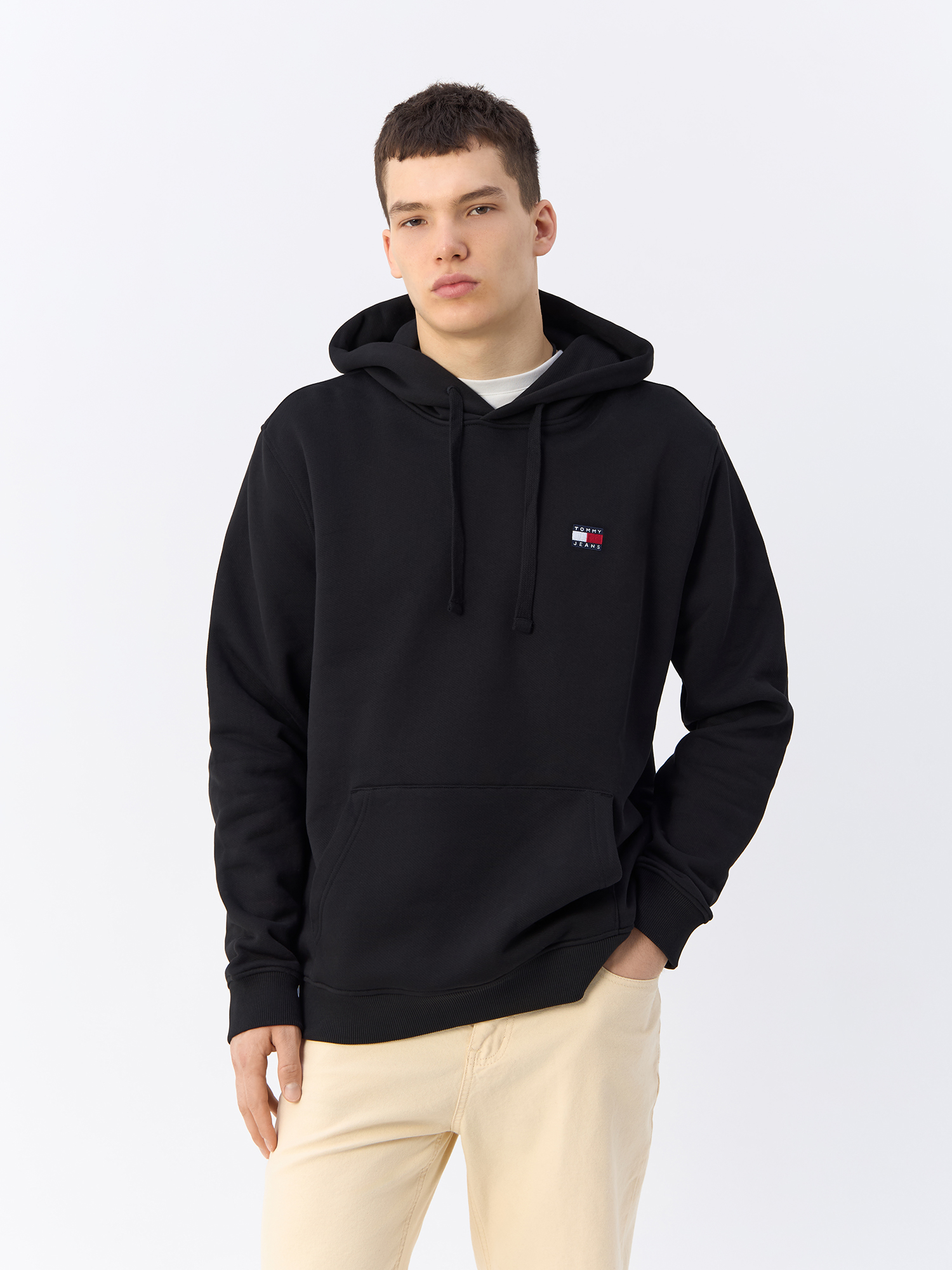 Худи мужское Tommy Hilfiger DM0DM17988 черное S - купить в Москве, цены на Мегамаркет | 100065768847