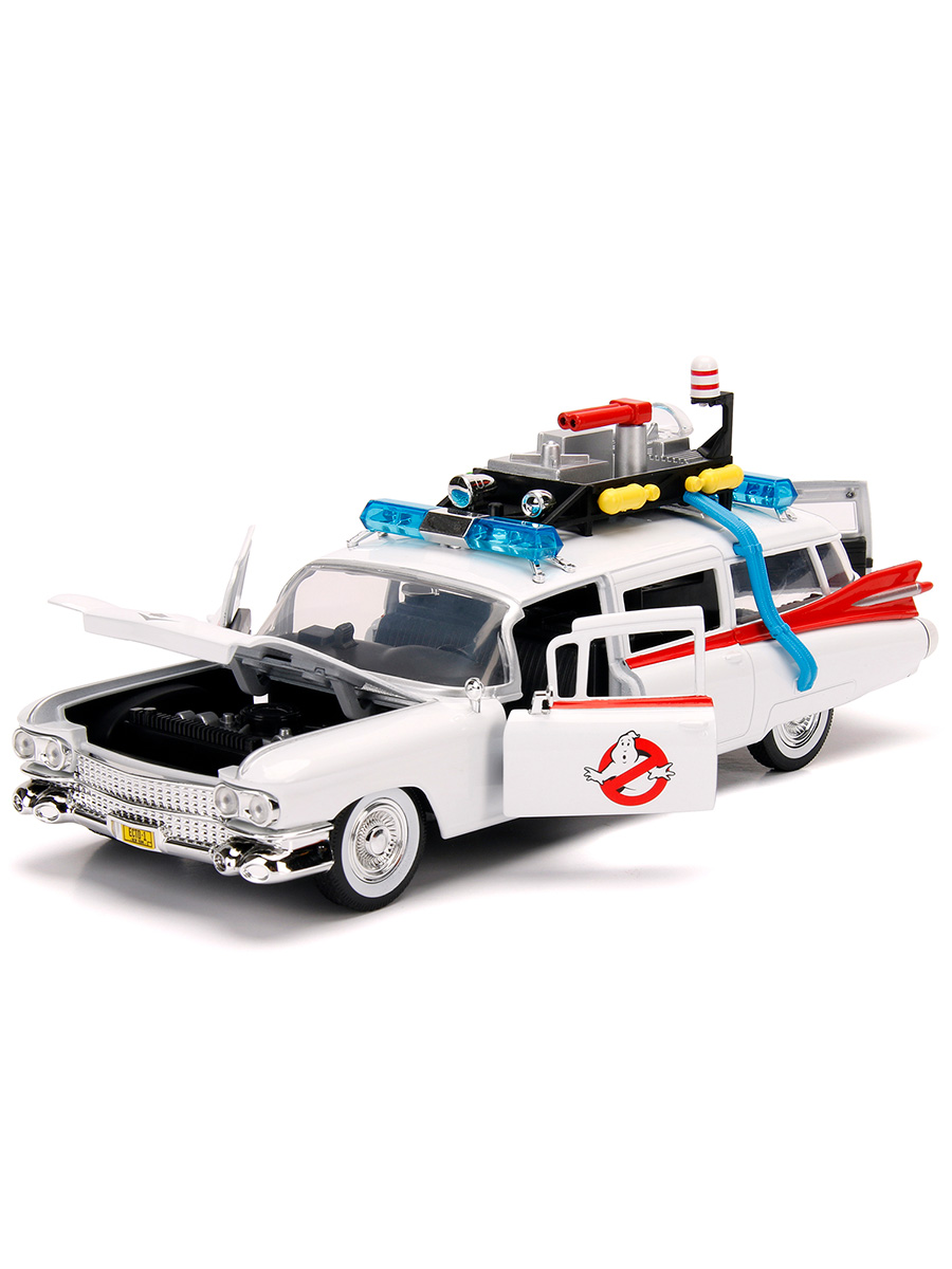 Машинка Jada Toys автомобиль ECTO 1 Охотники за привидениями Ghostbusters 1  к 24 23,5 см – купить в Москве, цены в интернет-магазинах на Мегамаркет