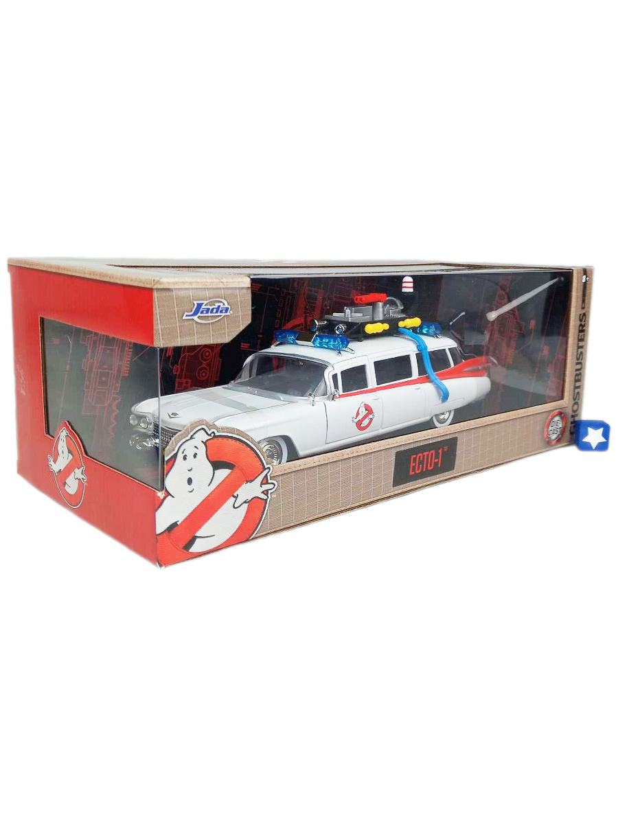 Машинка Jada Toys автомобиль ECTO 1 Охотники за привидениями Ghostbusters 1  к 24 23,5 см – купить в Москве, цены в интернет-магазинах на Мегамаркет