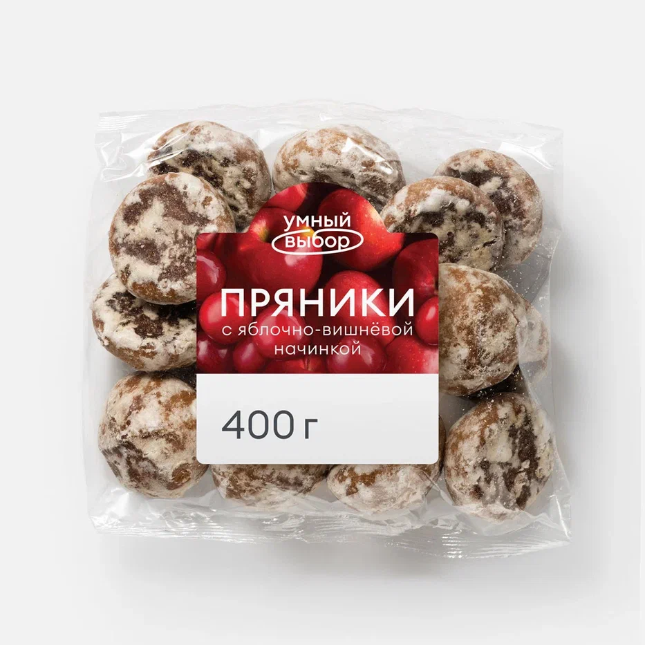 Пряники Умный выбор с начинкой, 400 г - купить в Мегамаркет Москва Пушкино, цена на Мегамаркет