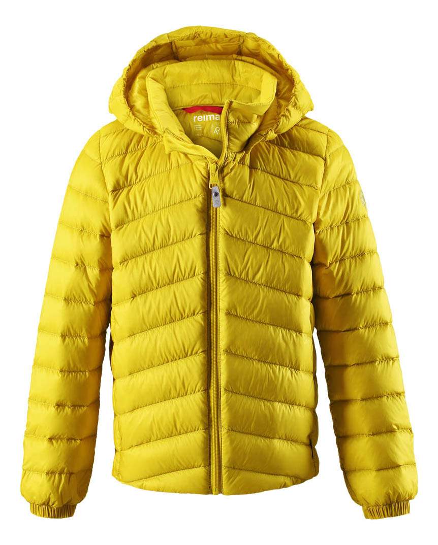 Куртка Reima пуховая для мальчика Falk желтая 152 размер