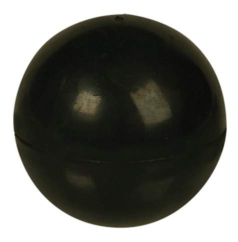 Апорт для собак Зооник Мяч большой из резины, черный, 8 см