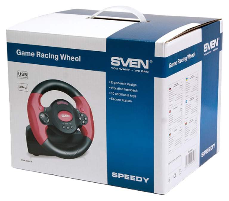 Руль свен. Игровой руль Sven Speedy. Рулевая игрового руля Sven GK V 400. Игровой руль Свен 270гр. Руль Sven 250.