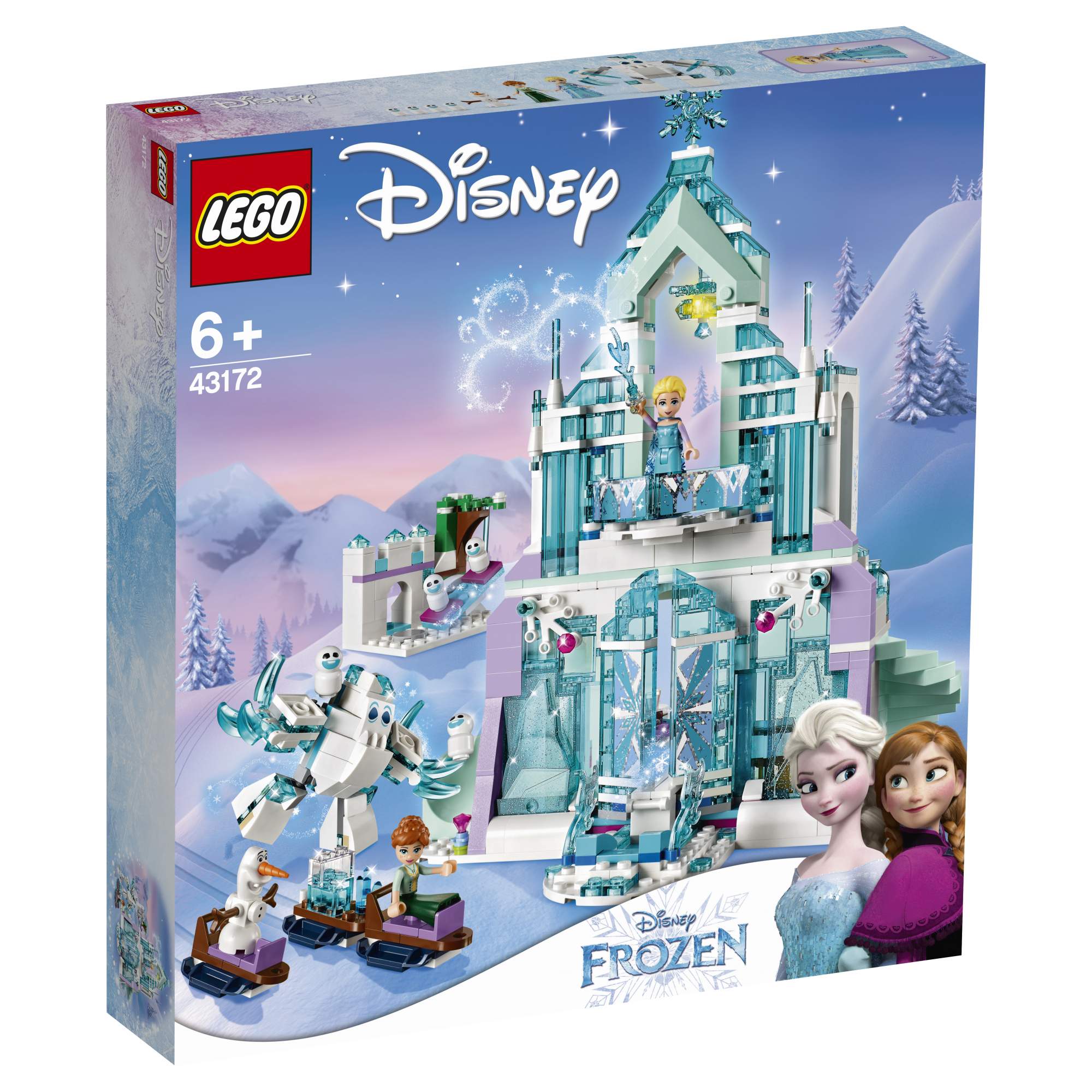 Отзывы о конструктор LEGO Disney Frozen 43172 Волшебный ледяной замок Эльзы  - отзывы покупателей на Мегамаркет | конструкторы LEGO 43172 - 100025498983