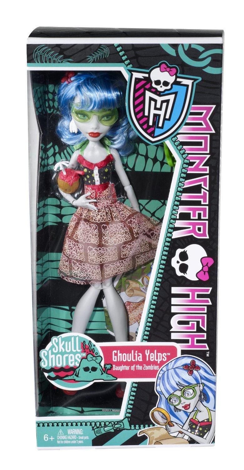 Купить кукла Monster High Гулия Йелпс - Побережье черепа W9181, цены на  Мегамаркет