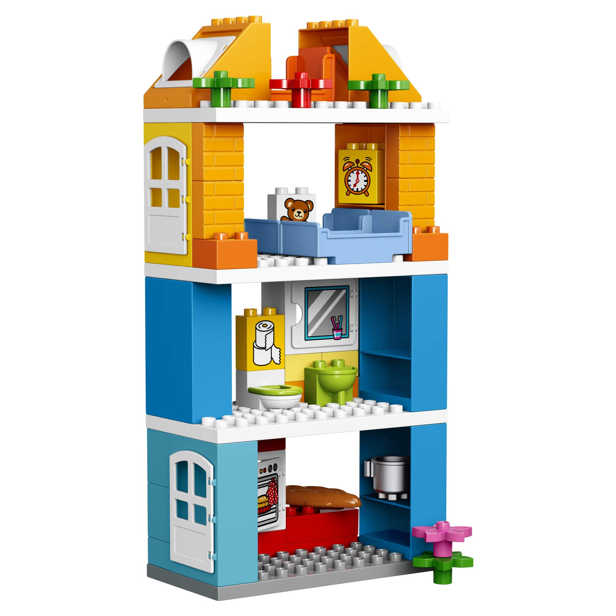 Отзывы о конструктор LEGO DUPLO Town Семейный дом (10835) - отзывы  покупателей на Мегамаркет | конструкторы LEGO 10835 - 100000075183