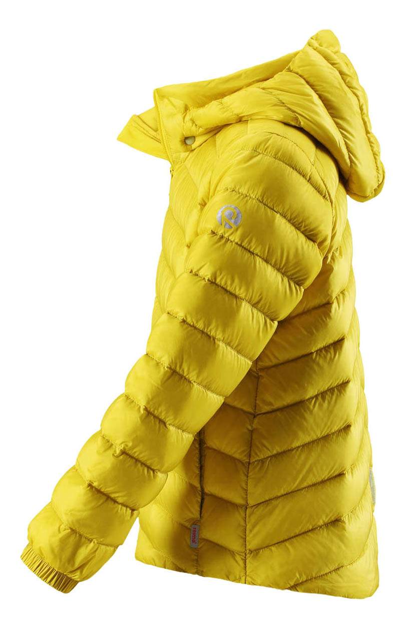 Куртка Reima пуховая для мальчика Falk желтая 152 размер