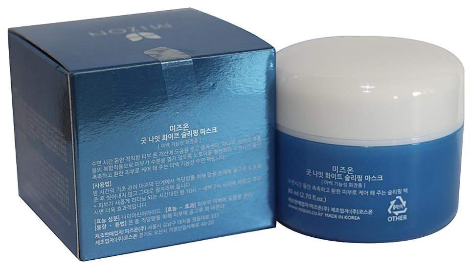 Mizon good night sleeping mask. Mizon good night white sleeping mask 80 мл. маска ночная отбеливающая mizon good night white sleeping mask. mizon good night white sleeping mask - ночная осветляющая маска для лица, 80 мл. mizon good night white sleeping mask 50 ml.