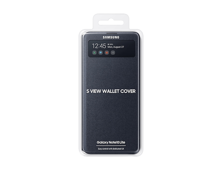 Чехол Samsung S View Wallet Cover для Samsung Note10 Lite Black