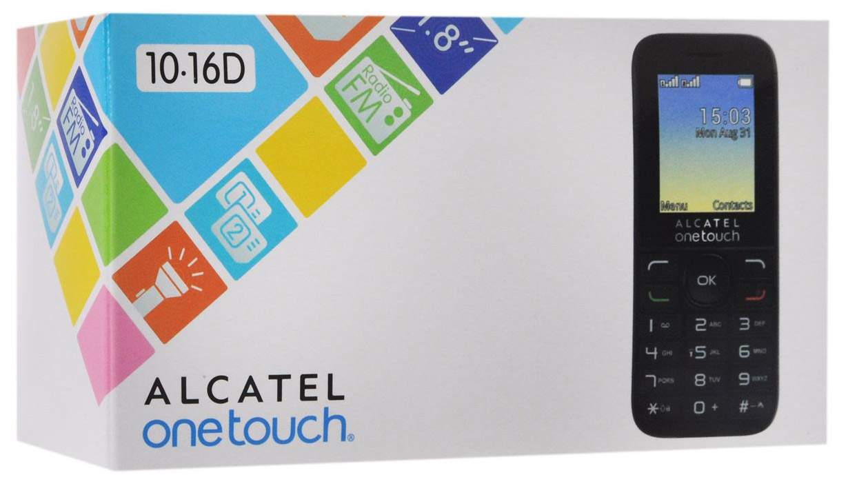 Мобильный телефон Alcatel One Touch 1016D White – купить в Москве, цены в  интернет-магазинах на Мегамаркет