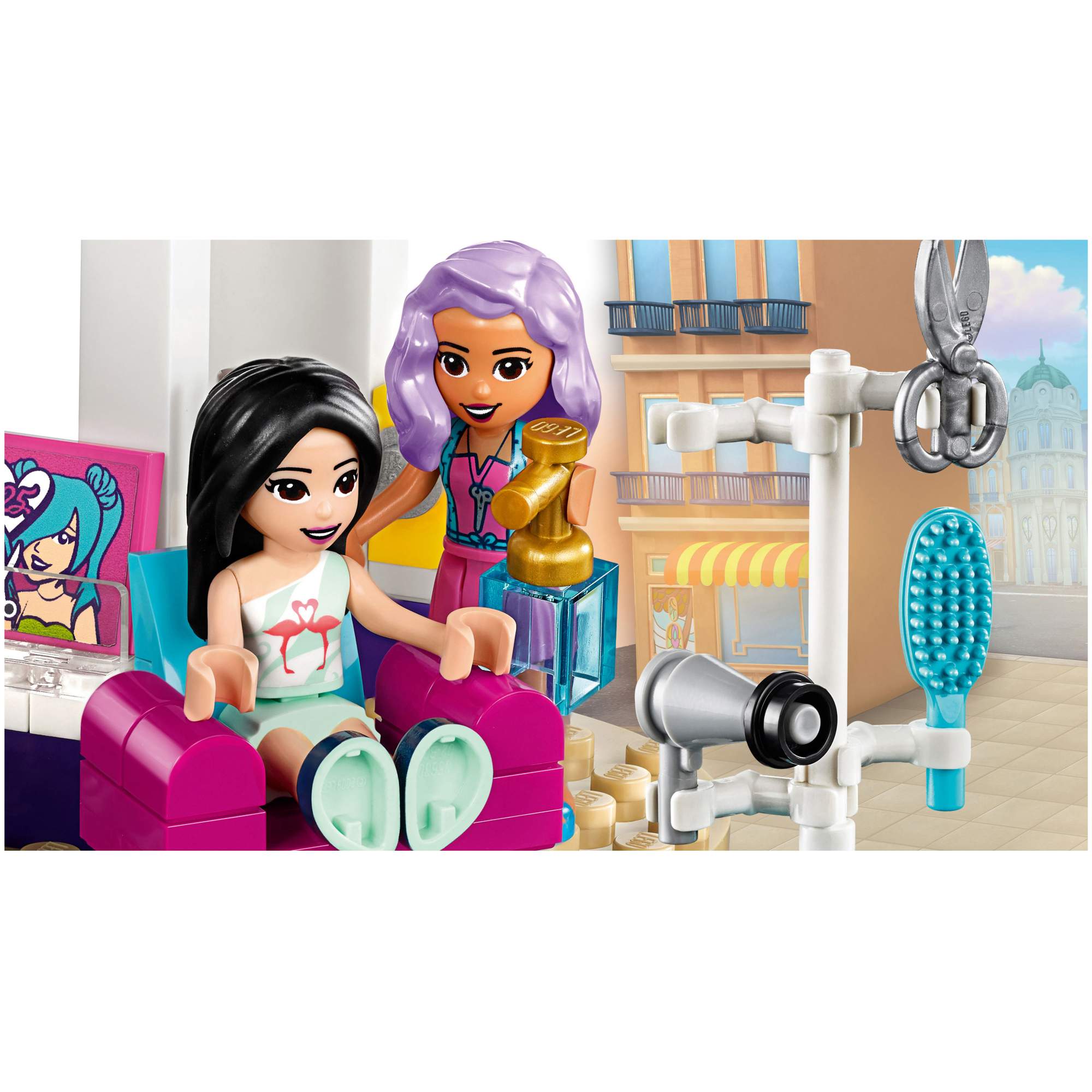 Отзывы о конструктор LEGO Friends 41391 Парикмахерская Хартлейк Сити -  отзывы покупателей на Мегамаркет | конструкторы LEGO 41391 - 100025820483