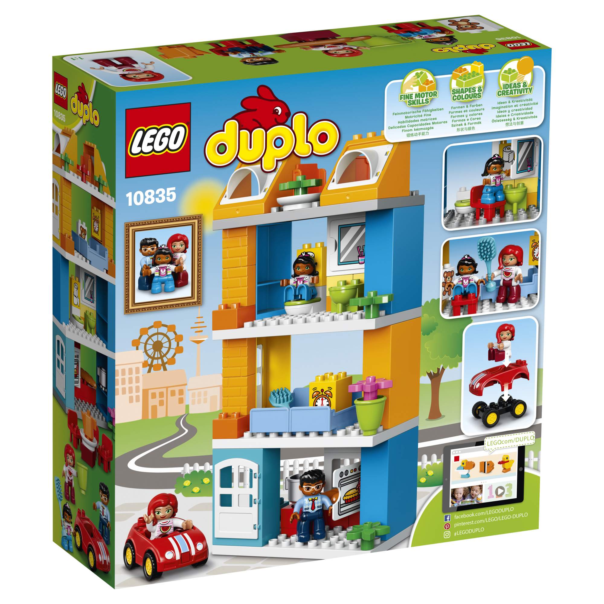 Отзывы о конструктор LEGO DUPLO Town Семейный дом (10835) - отзывы  покупателей на Мегамаркет | конструкторы LEGO 10835 - 100000075183