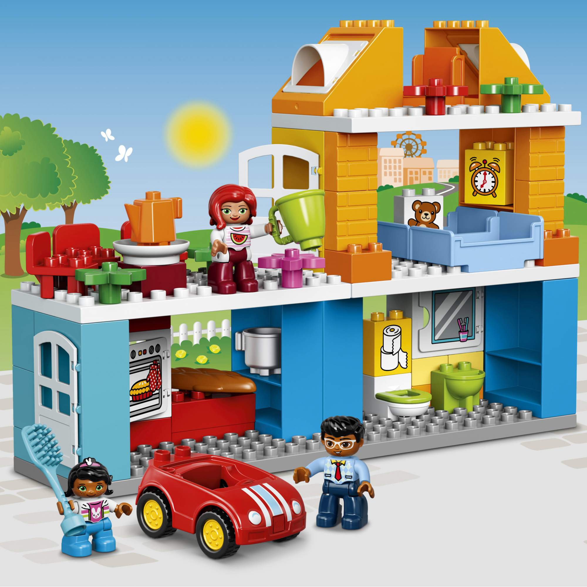 Отзывы о конструктор LEGO DUPLO Town Семейный дом (10835) - отзывы  покупателей на Мегамаркет | конструкторы LEGO 10835 - 100000075183