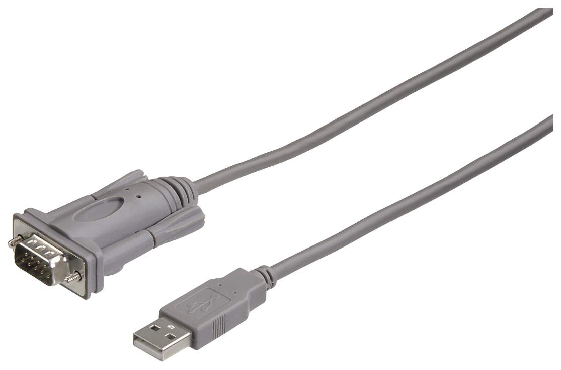 Кабель Hama USB A-RS232, M-M 2м Grey (H-53325)