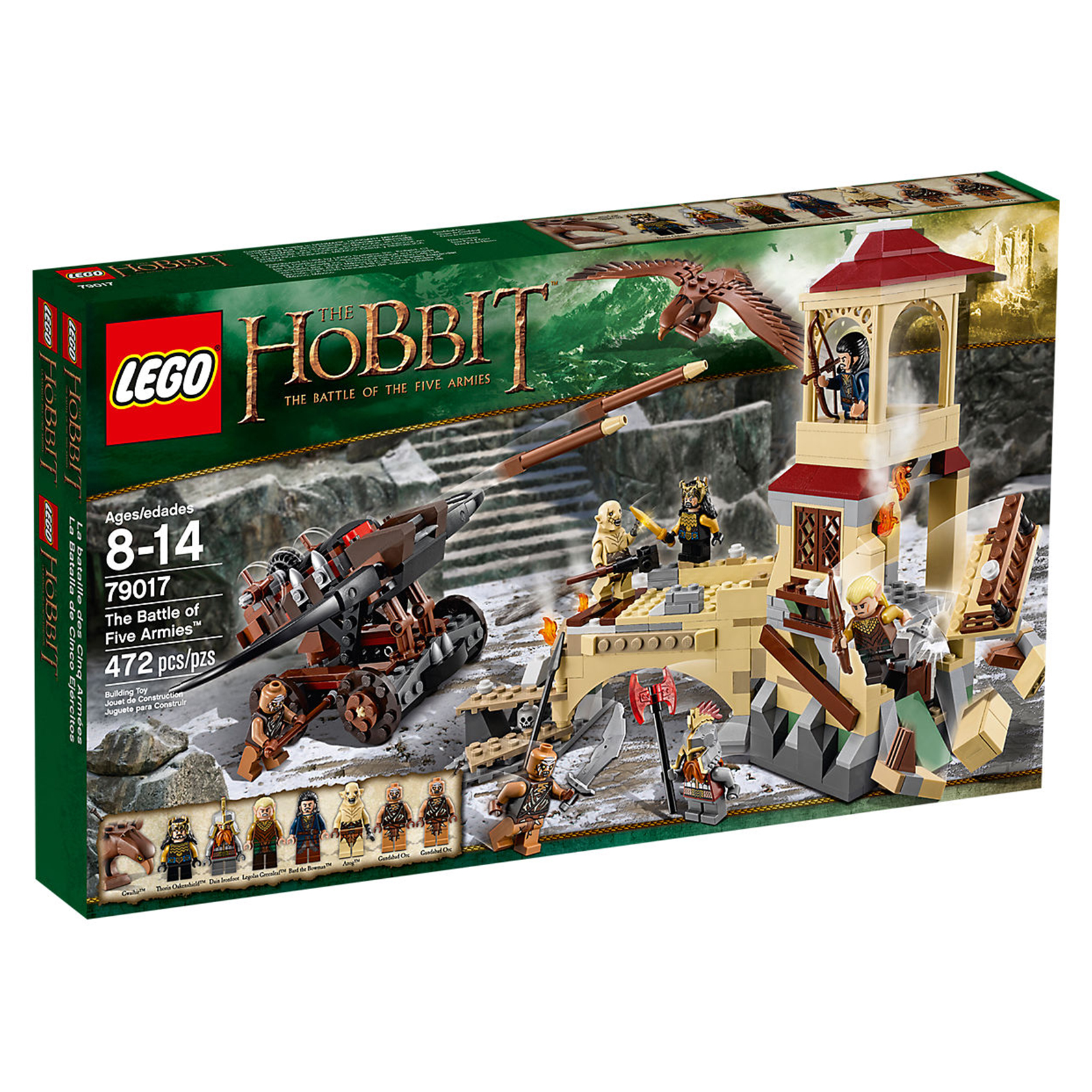 Купить конструктор LEGO Lord of the Rings and Hobbit Битва Пяти Воинств  (79017), цены на Мегамаркет | Артикул: 100000075984