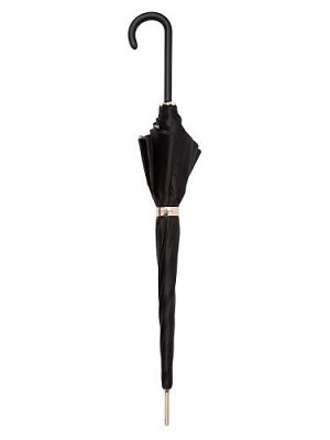 Зонт-трость женский механический Eleganzza 01-00029333 черный
