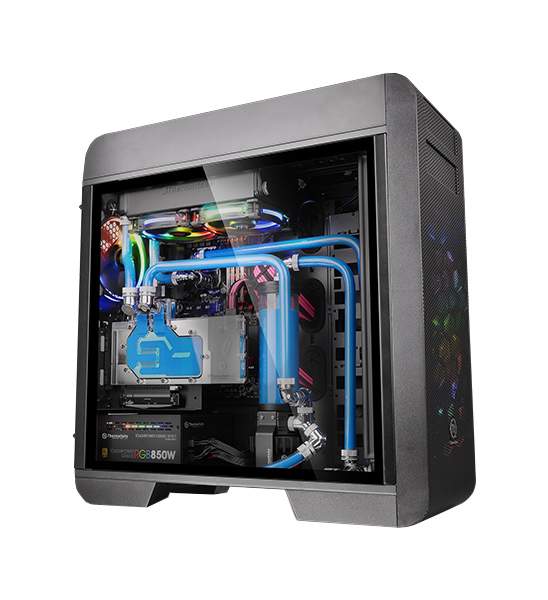 Корпус компьютерный Thermaltake Core V71 TG (CA-1B6-00F1WN-04) Black, купить в Москве, цены в интернет-магазинах на Мегамаркет