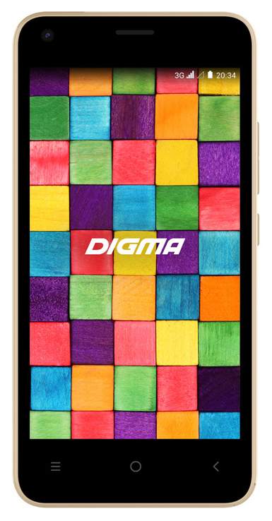 Смартфон DIGMA Argo 3G Linx 0.5/8GB Gold