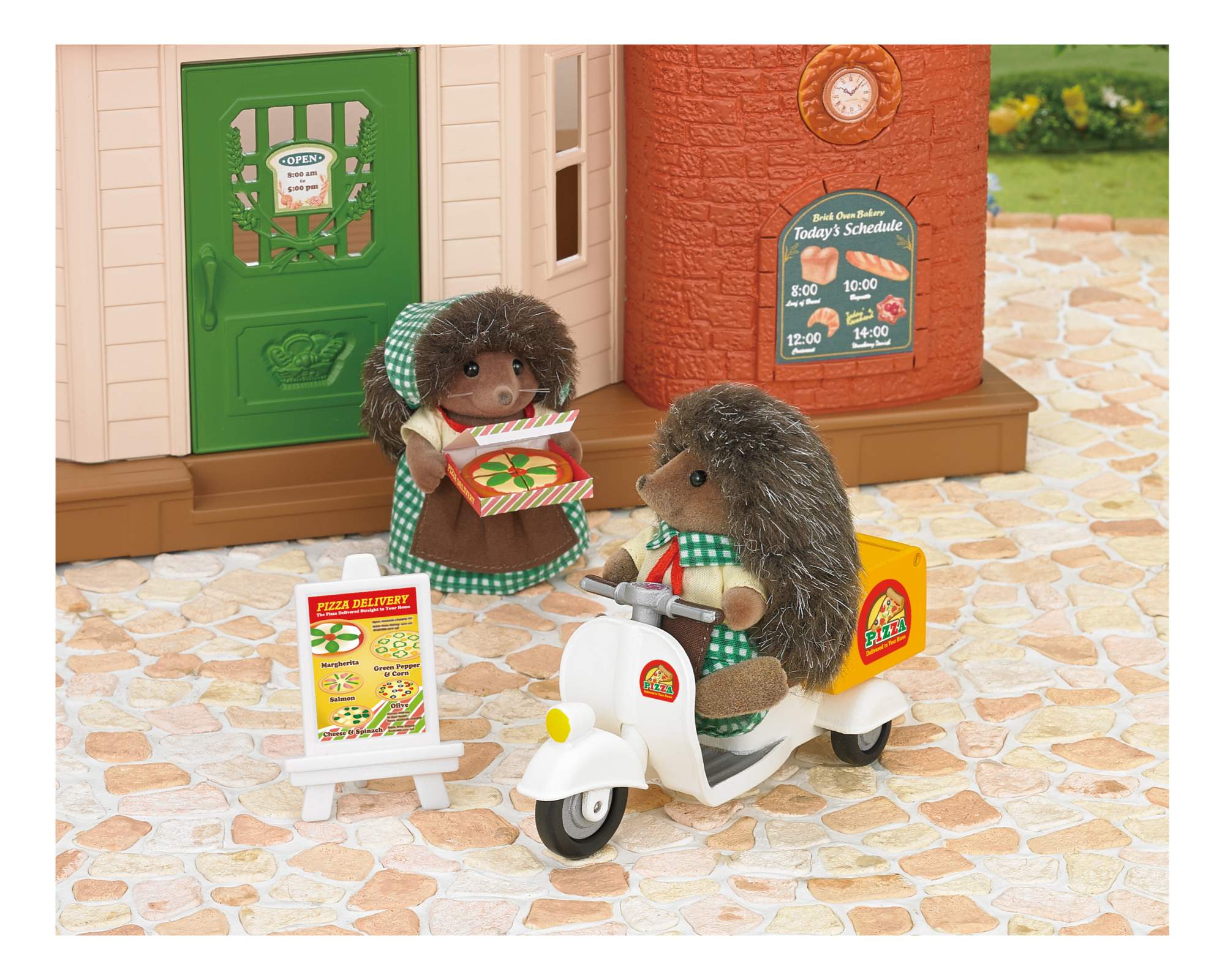 Игровой набор sylvanian families доставщик пиццы – купить в Москве, цены в  интернет-магазинах на Мегамаркет