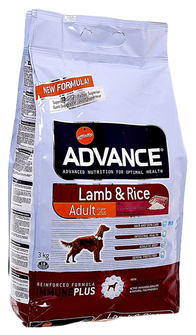Сухой корм для собак Advance Adult Lamb&rice LAMB&RICE, ягненок, рис, 12кг