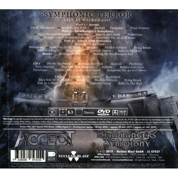 Accept symphonic. Accept – symphonic terror (live at wacken 2017) 2018. accept 2018 - symphonic terror. accept обложки альбомов symphonic. accept &quot;restless and wild&quot;.