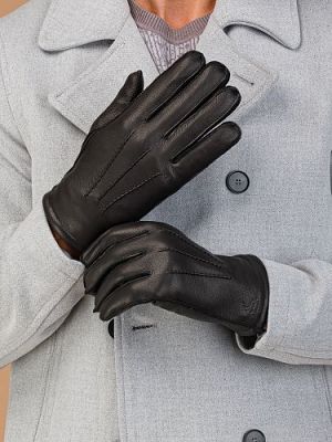 Перчатки мужские Eleganzza OS627 черные 8