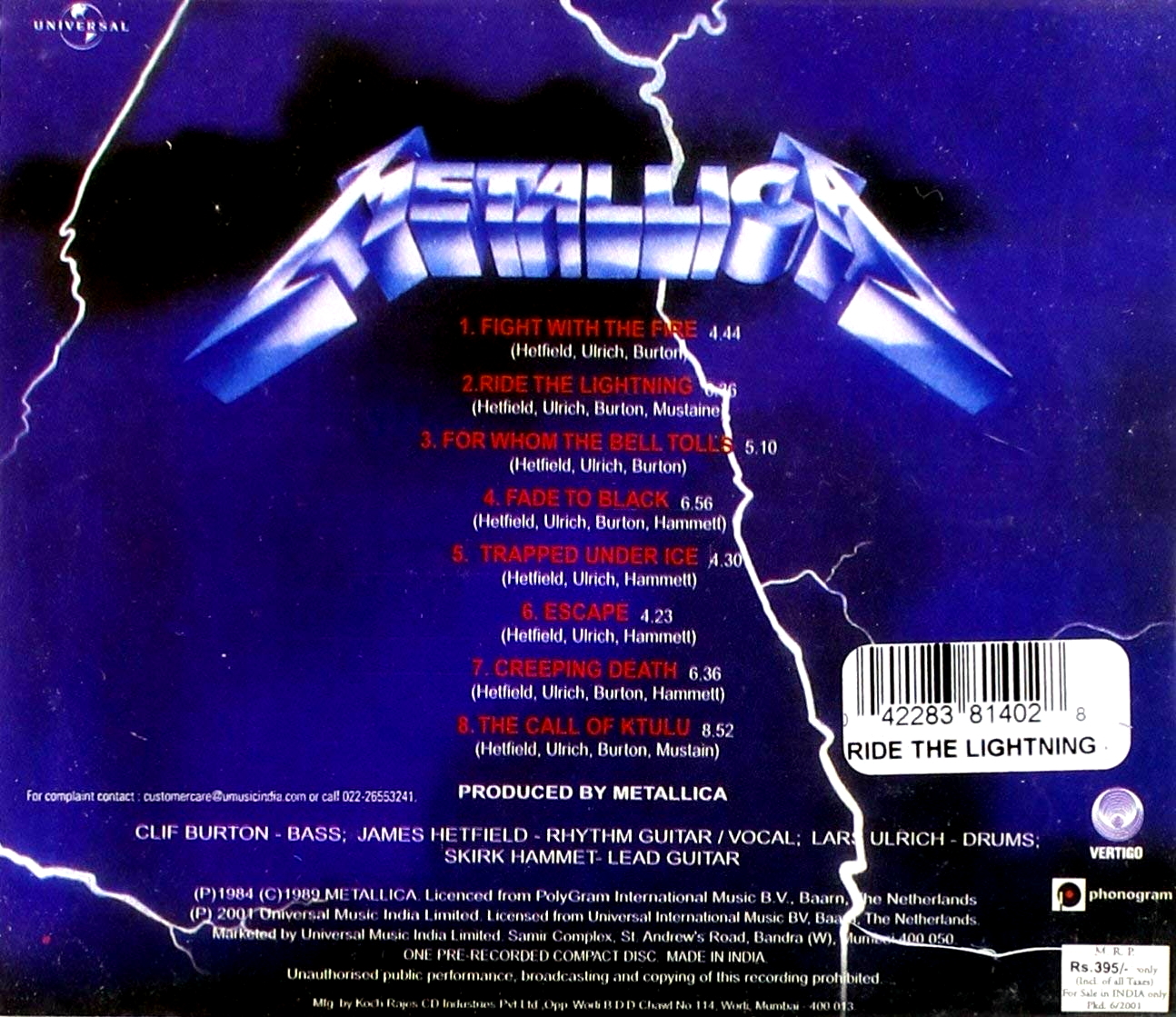 Металлик песни металлика. Металлика диск Ride the Lightning. Металлика Ride the Lightning обложка. Metallica - Ride the Lightning ' 1984 CD Covers. Metallica 1984 Ride the Lightning обложка альбома.