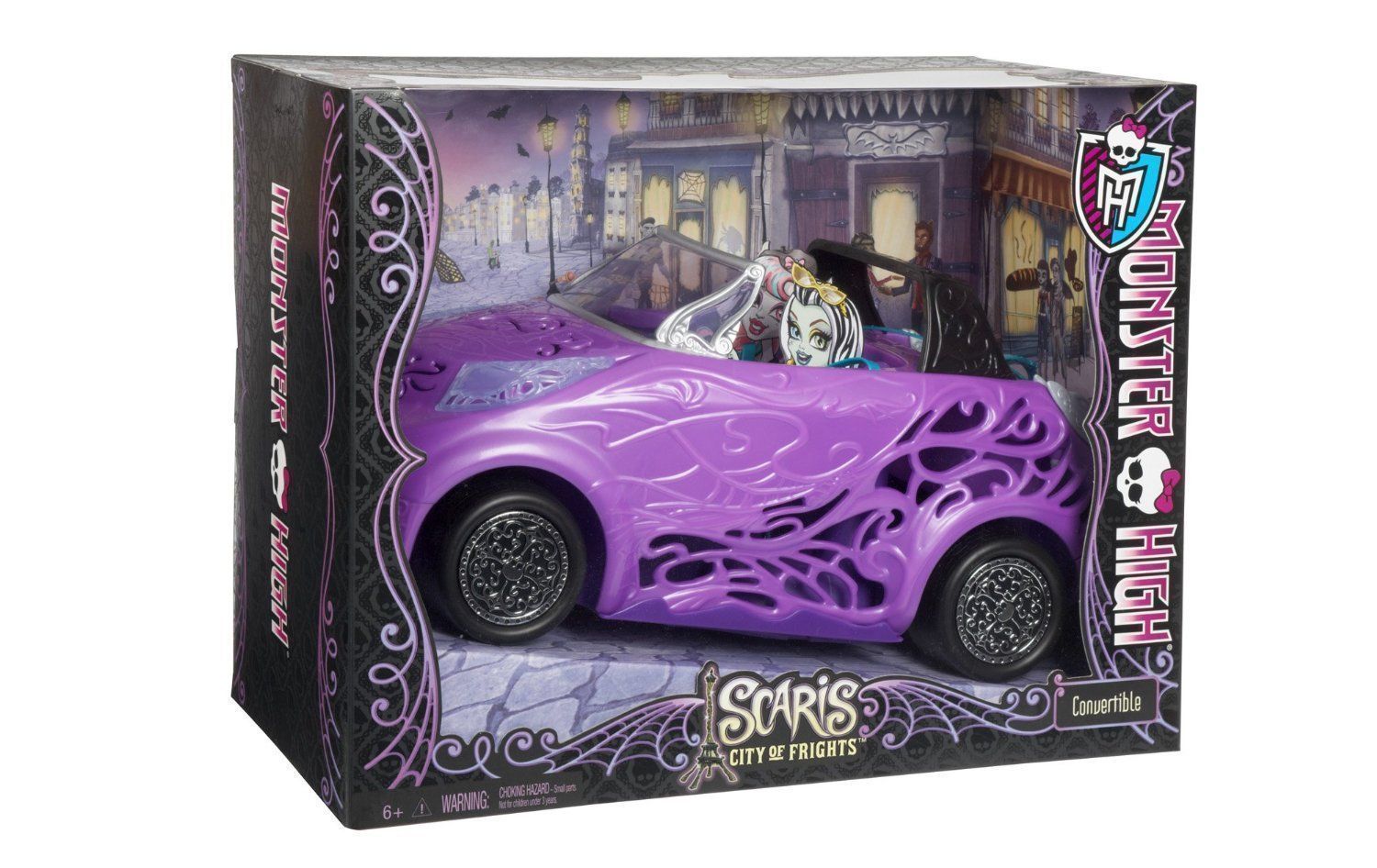 Купить транспорт для кукол Monster High Автомобиль Скариж для кукол Монстер  Хай Y4307, цены на Мегамаркет