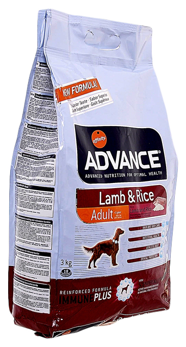 Сухой корм для собак Advance Adult Lamb&rice LAMB&RICE, ягненок, рис, 12кг