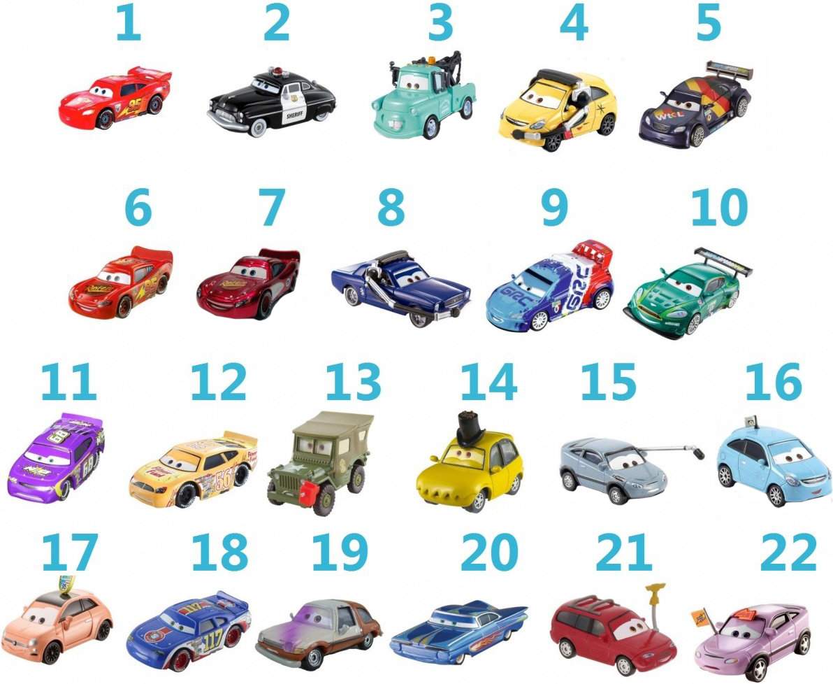 Модель Mattel базовые машинки Cars 2 Р57493 – купить в Москве, цены в  интернет-магазинах на Мегамаркет