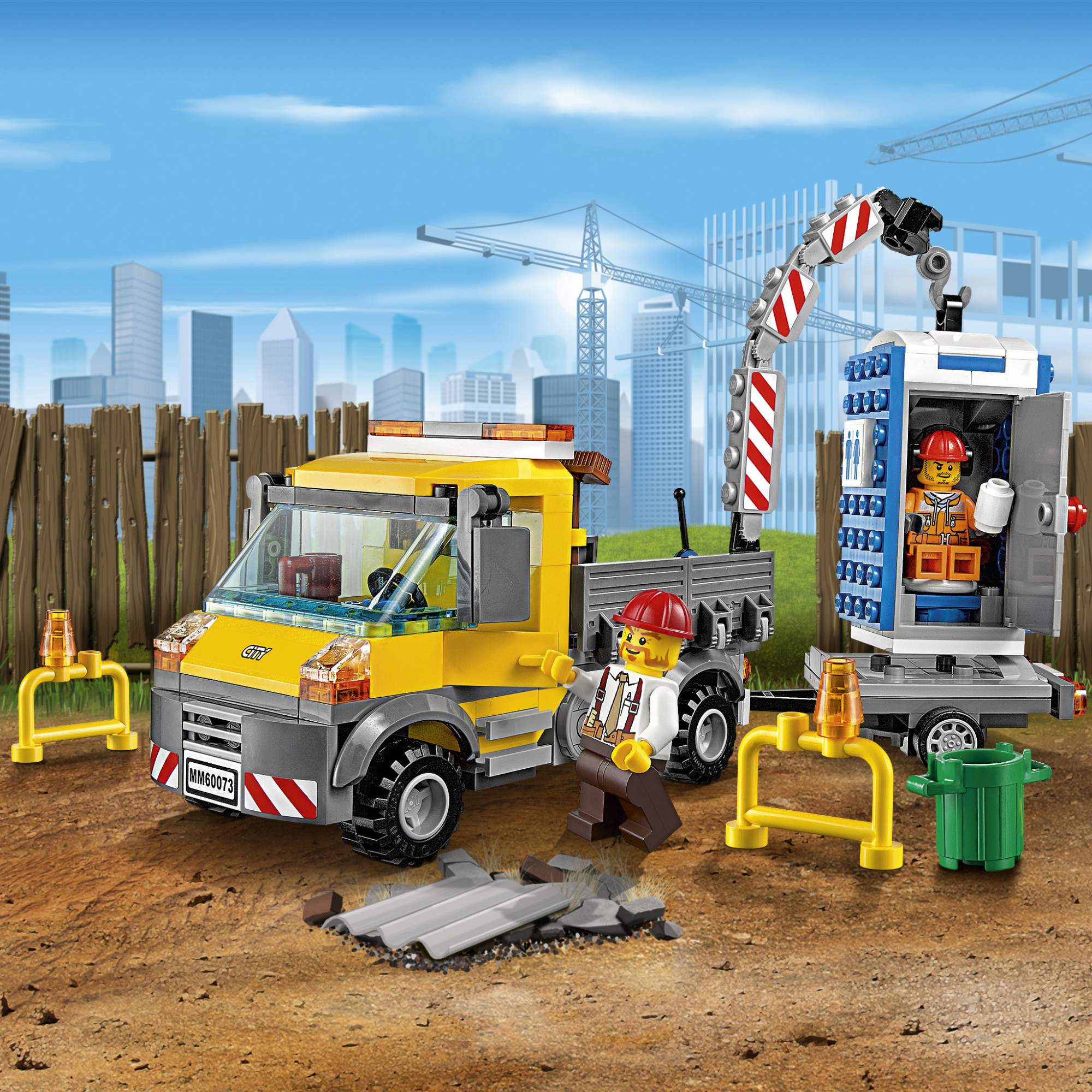 Купить конструктор LEGO City Demolition Машина техобслуживания (60073),  цены на Мегамаркет | Артикул: 100000075785