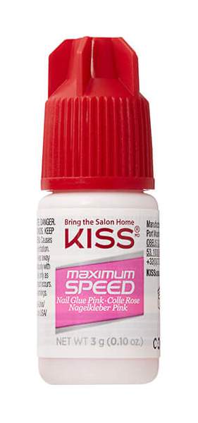 Клей для ногтей Kiss Maximum Speed Nail Glue Pink 3 г