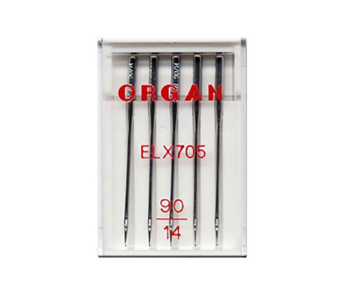 Иглы "Organ" для распошивальных машин EL x 705 №90 для БШМ упак,5 игл