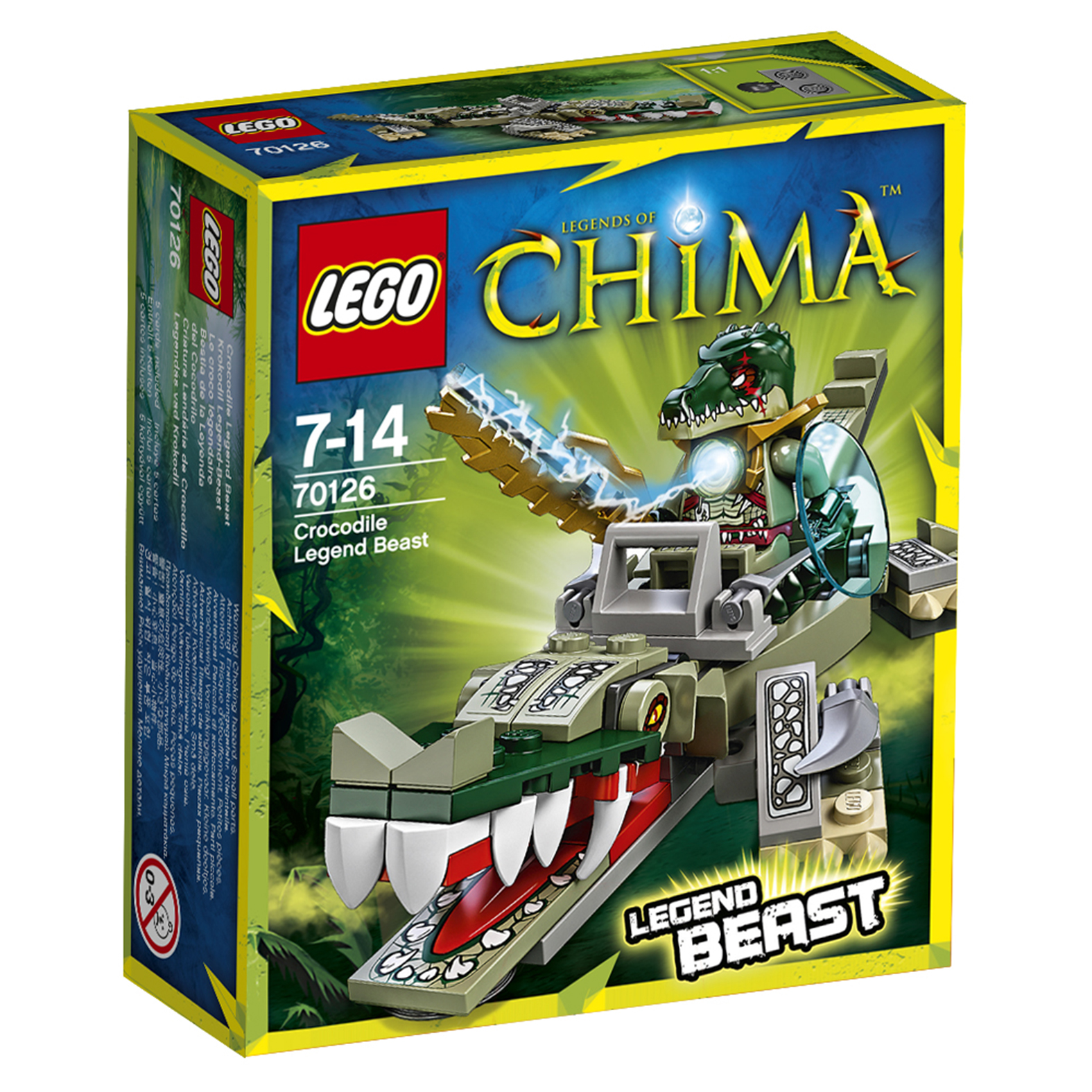 Конструктор LEGO Chima Легендарные звери: Крокодил (70126) – купить в  Москве, цены в интернет-магазинах на Мегамаркет