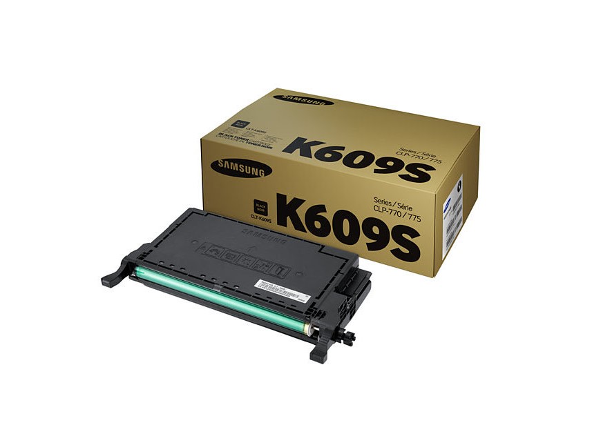Картридж для лазерного принтера Samsung CLT-K609S, черный, оригинал