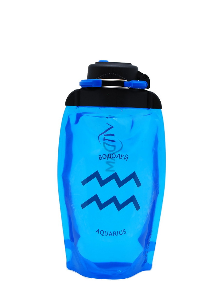 Бутылка Vitdam B050BLS-1209 500 мл синяя aquarius