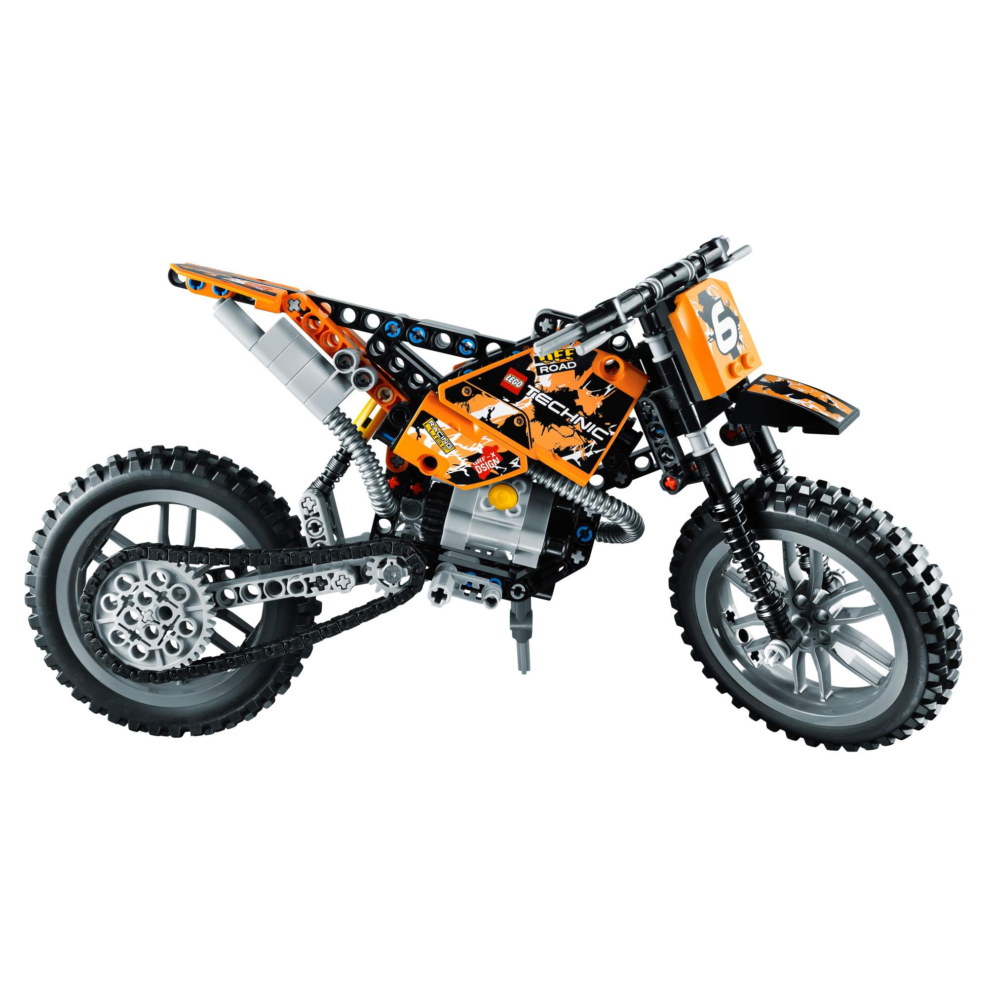 Конструктор LEGO Technic Кроссовый мотоцикл (42007) – купить в Москве, цены  в интернет-магазинах на Мегамаркет