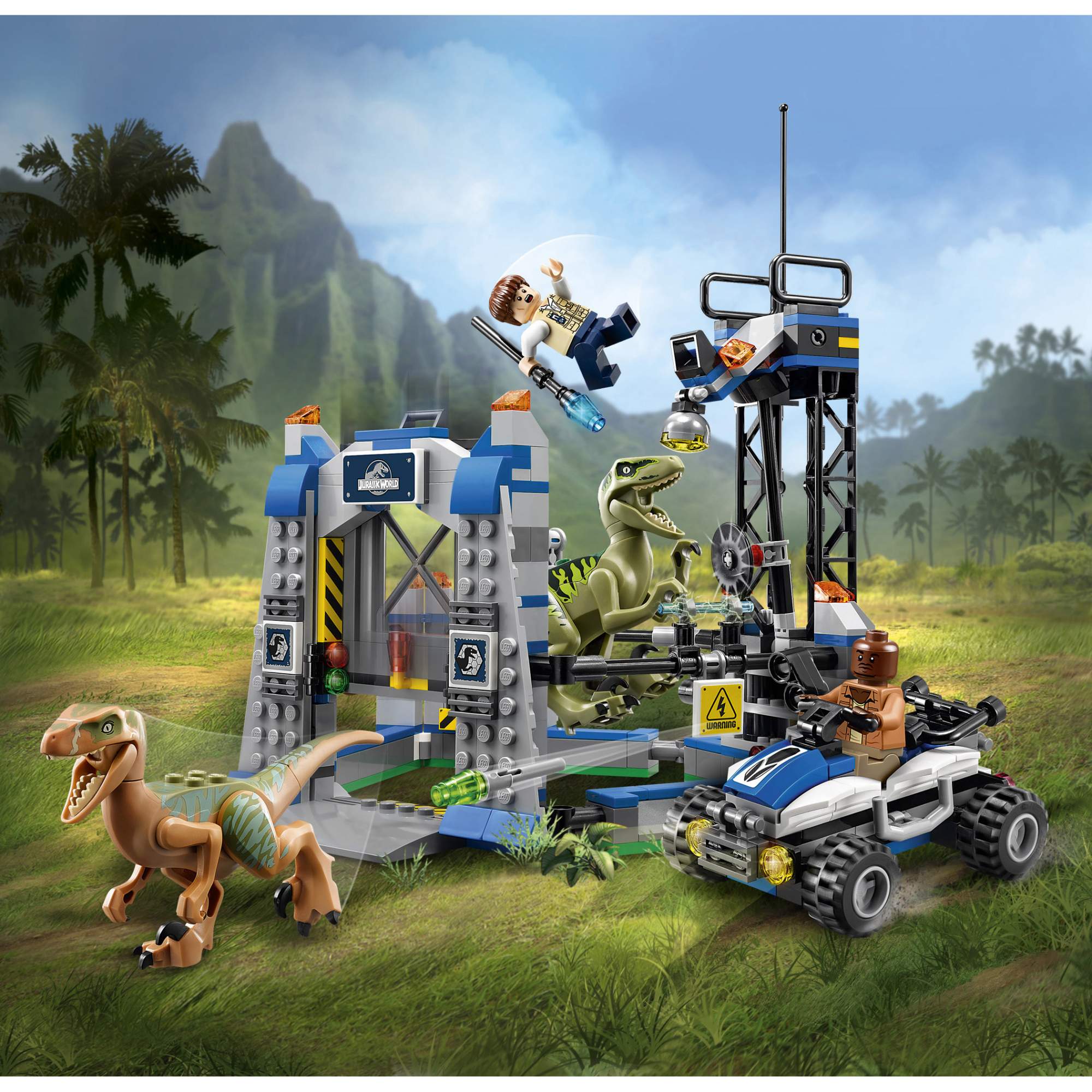 Конструктор LEGO Jurassic World Побег раптора (75920) – купить в Москве,  цены в интернет-магазинах на Мегамаркет