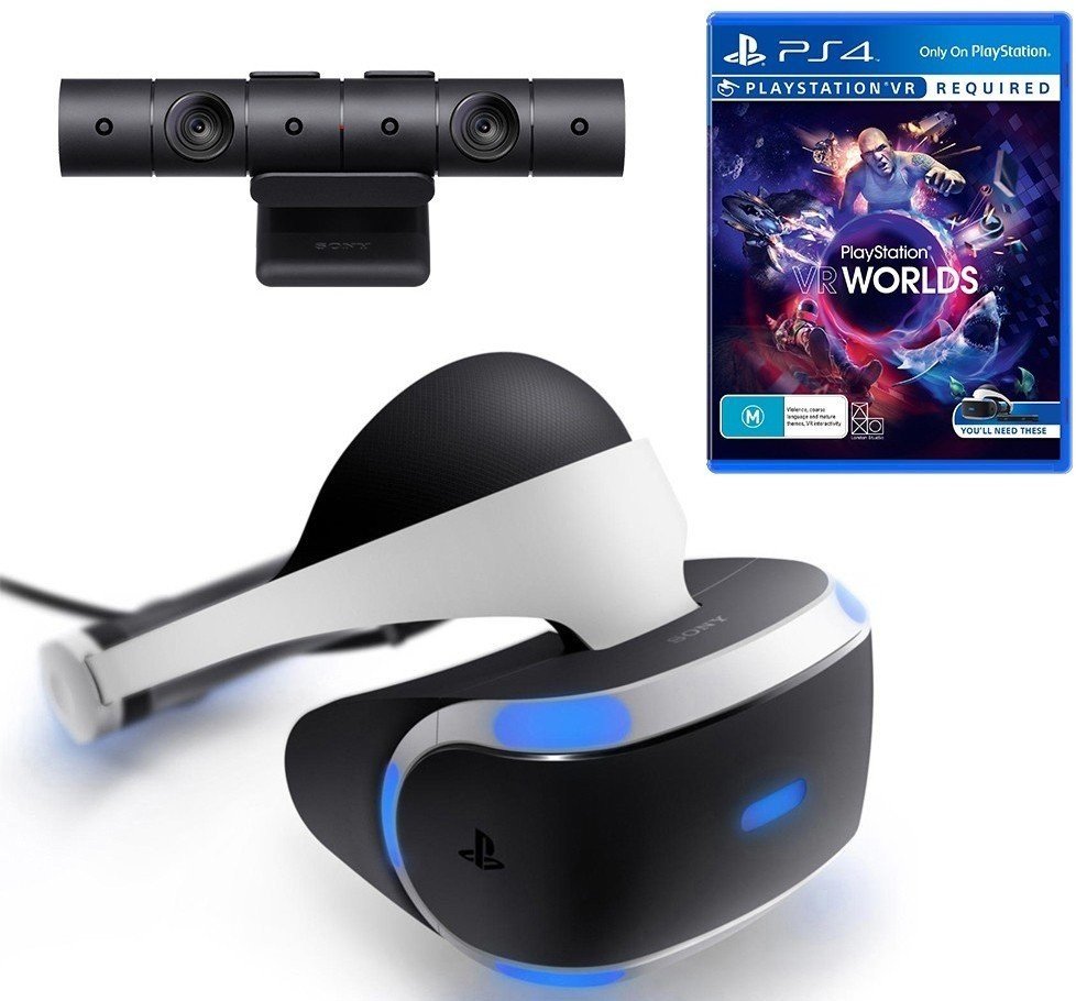 Шлем виртуальной реальности Sony PlayStation VR + VR Worlds + Камера (CUH-ZVR2 )