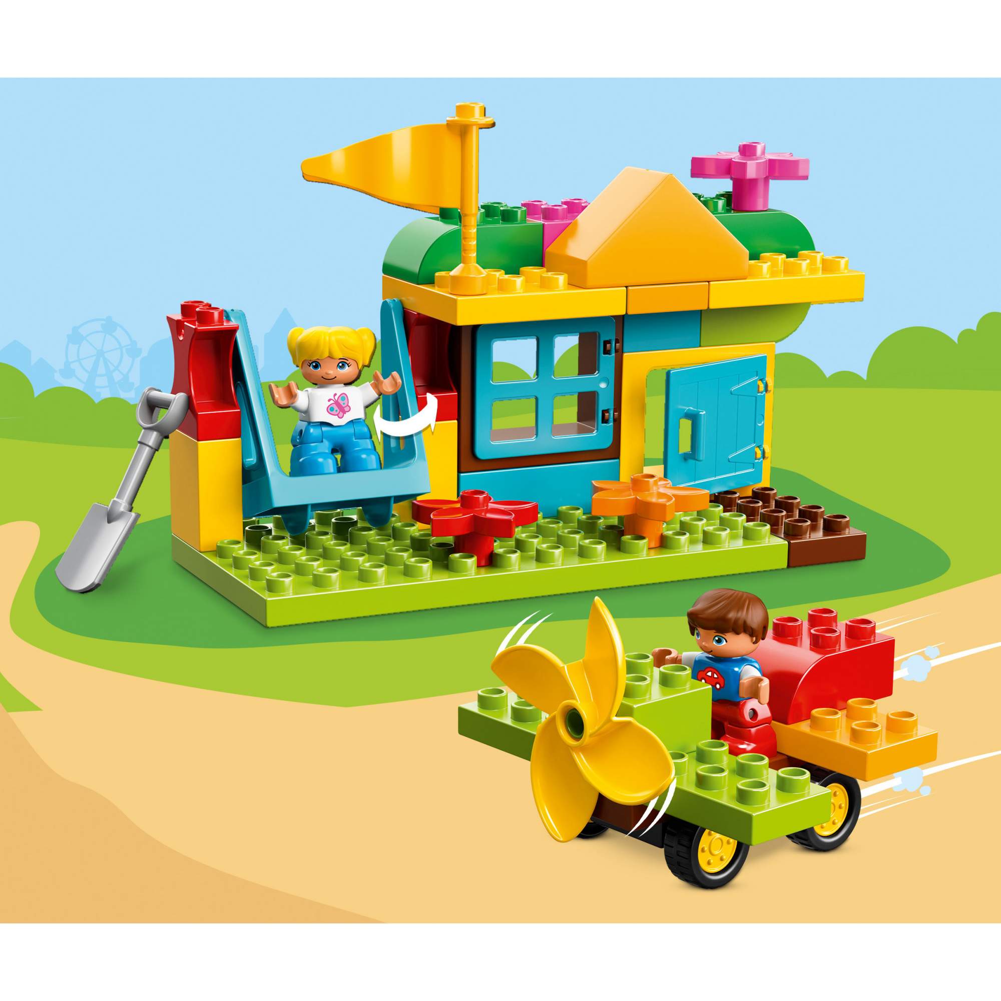 Отзывы о конструктор LEGO DUPLO My First Большая игровая площадка (10864) -  отзывы покупателей на Мегамаркет | конструкторы LEGO 10864 - 100023250886