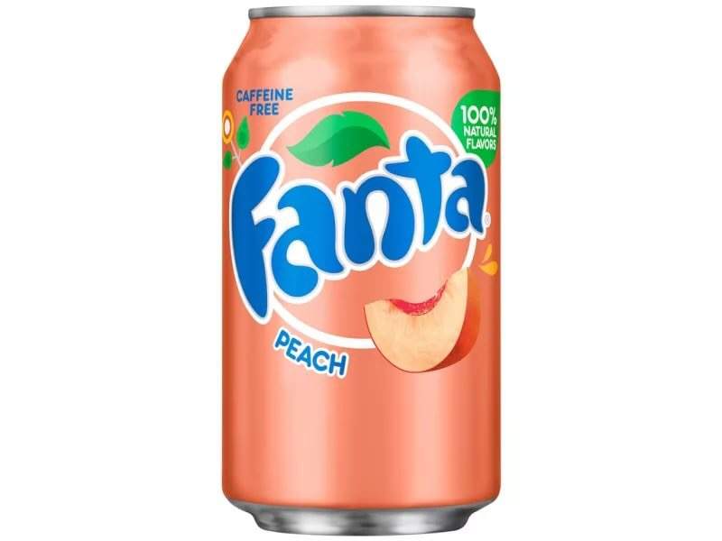 Купить напиток Fanta peach жестяная банка 0.36 л, цены на Мегамаркет | Артикул: 100023849287