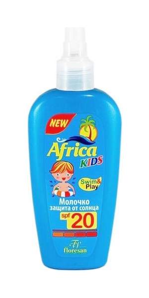 Солнцезащитное средство Africa KIDS Защита от солнца SPF20 200 мл - купить в Фабрика Успеха, цена на Мегамаркет