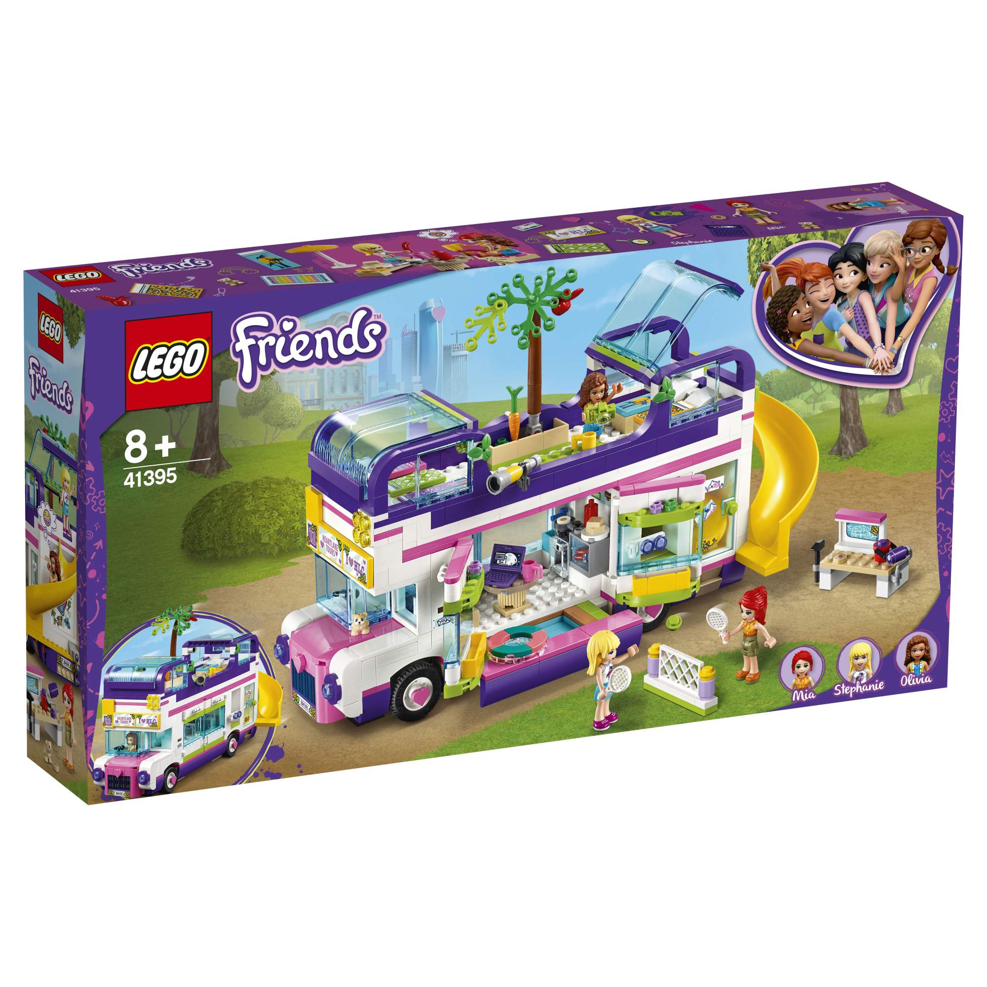 Отзывы о конструктор LEGO Friends 41395 Автобус для друзей - отзывы  покупателей на Мегамаркет | конструкторы LEGO 41395 - 100025820487