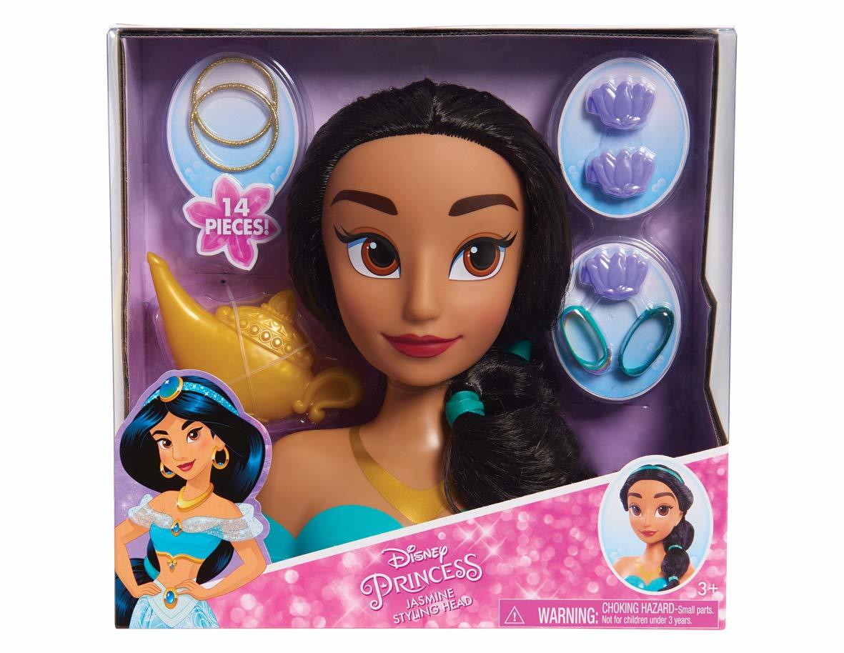 Миниатюра Игровой набор Disney Princess Голова для причесок Жасмин 87333 № ...
