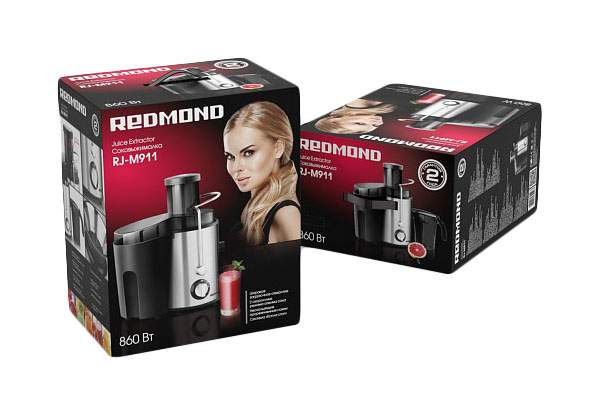 Соковыжималка центробежная REDMOND RJ-M911 silver/black