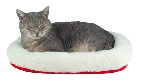 Лежанка для кошек TRIXIE 38x47см белый, красный